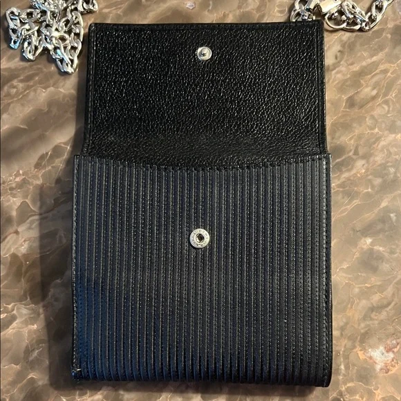 Bvlgari Black Leather Wallet w/ COA - Picture 4 of 12